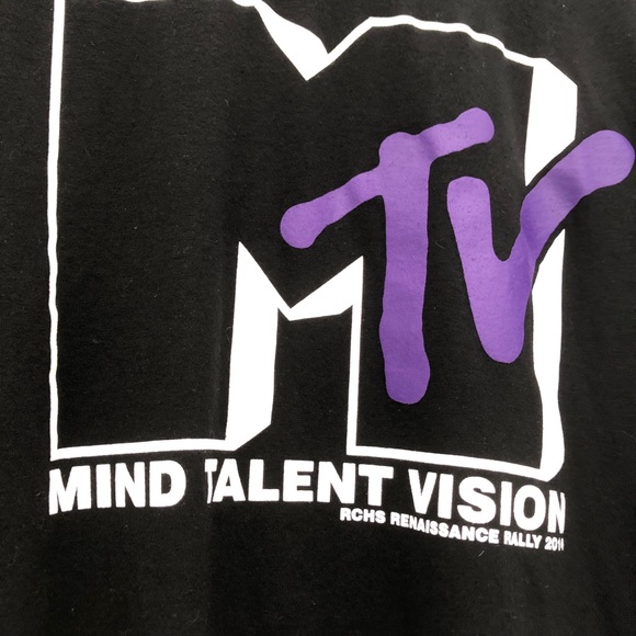 MTV logo Black T-shirt - Picture 2 of 3
